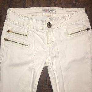 UEC Guess Jeans in cream with gold & beige detail
